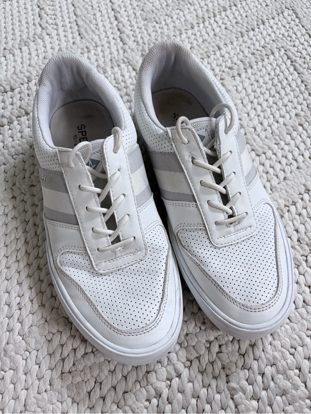 Sperry Top Sider Halyard Retro Lace Up Sneakers STS 24067 Mens Size 10